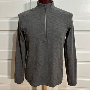Lululemon Men's Surge Warm Half-Zip Top - Heather Gray